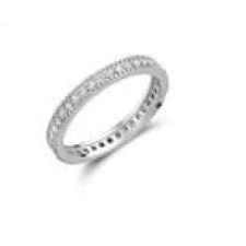 KORREKT WEB Victoria Ezüst színű fehér köves gyűrű gyűrű