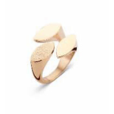 KORREKT WEB Victoria Rose gold színű 3 szirom gyűrű gyűrű