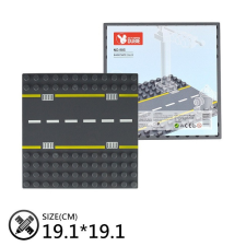 KORREKT WEB WANGE® 905 | legó-dupló-kompatibilis alaplap | 12x12 - egyenes út barkácsolás, építés
