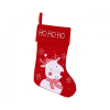 KORREKT WEB White Reindeer, Rénszarvas Karácsonyi kandalló zokni, csizma 45,5 cm