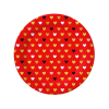 KORREKT WEB XOXO Red papírtányér 6 db-os 18 cm