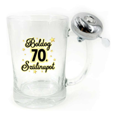 Korsó 600ml, Boldog 70. Szülinapot VCK008 ajándéktárgy