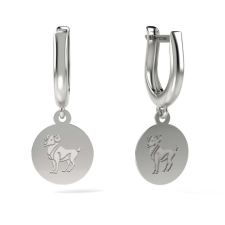  Kos ezüst fülbevaló fülbevaló