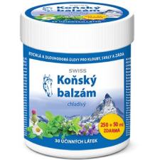Koňský balzám SWISS SWISS hűtő hatású lóbalzsam 250 + 50 ml testápoló