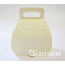  Köszönetajándék-doboz több színben cukrozott mandulával, csokiszívvel dekorációs kellék