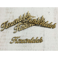 Köszöntelek felirat 10cm 5db/csomag dekorációs kellék