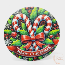  Koszorú közép - cukorpálcás dekorációs kellék