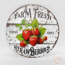  Koszorú közép - eper farm dekorációs kellék