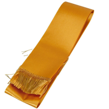  Koszorú szalag 7x200cm arany-arany 2db/csom (db ár) dekorációs kellék