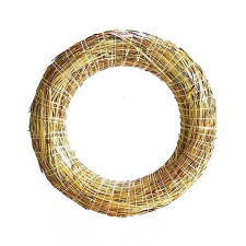  Koszorúalap, szalma, átmérője 30 cm dekorációs kellék