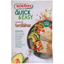 Kotányi KOTÁNYI QUICK&amp;EASY FŰSZERKEVERÉK TORTILLÁHOZ 20 G reform élelmiszer