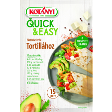 Kotányi Kotányi quick&easy fűszerkeverék tortillához 20 g alapvető élelmiszer
