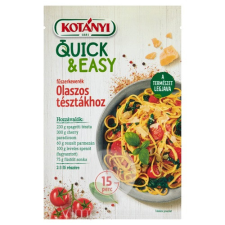  Kotányi Quick&amp;Easy Olasz tésztához fűszerkeverék 20g alapvető élelmiszer