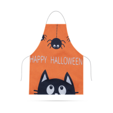 Kötény - gyerek méret - vízálló vászonszerű - halloween - 44 x 35 cm lakástextília