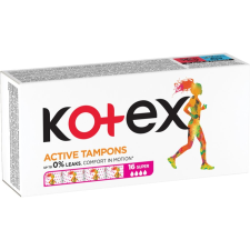 Kotex Active Super tamponok 16 db gyógyászati segédeszköz