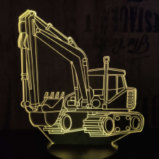 Kotrógép 3D led lámpa világítás