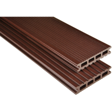 Kovalex WPC teraszpadló tömör matt csokoládébarna 2,6 cm x 14,5 cm x 300 cm dekorburkolat