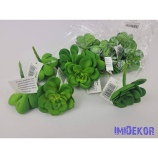 Kövirózsa nyílt gumis pozsgás 6 cm - Zöld dekorációs kellék