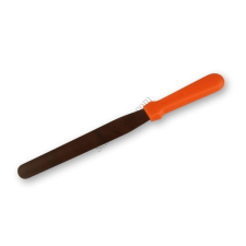  Közepes méretű színes nyelű fém spatula (kenőkés) sütés és főzés