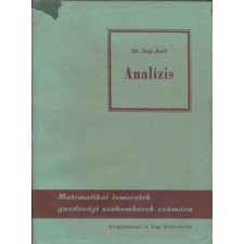 Közgazdasági és Jogi Könyvkiadó Analízis - Matematikai ismeretek gazdasági szakemberek számára antikvárium - használt könyv