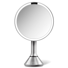 Kozmetikai tükör Simplehuman Dual Touch szálcsiszolt rozsdamentes acél SHST3052 fürdőszoba bútor