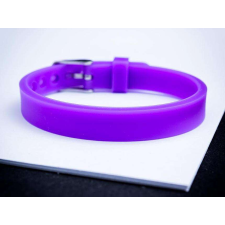  Közös életünk 5 egyedi medálos MoMents lila színű szilikon karkötő karkötő