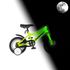 KPC FluoBike Raptor dinós VILÁGÍTÓS 12 neonzöld fluoreszkáló gyermek kerékpár gyermek kerékpár