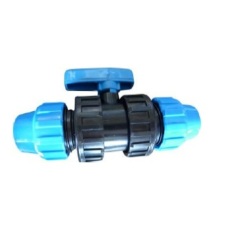  KPE gömbcsap tok-tok 25x25 hűtés, fűtés szerelvény