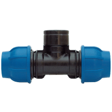  KPE T-idom 25x3/4&quot;x25 BM /AI/ hűtés, fűtés szerelvény