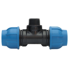  KPE T-idom 63x2"x63 KM /AI/ hűtés, fűtés szerelvény