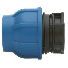  KPE végzáró idom 25 /AI/ hűtés, fűtés szerelvény