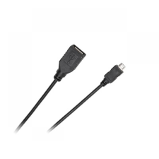  KPO3966-0,2 USB kábel, USB aljzat - micro USB dugó, 20cm kábel és adapter