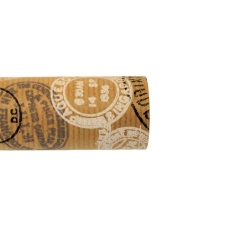 Kraft Vintage ajándékcsomagoló papírbélyegek mintás csomagolópapír