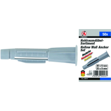 Kraftmann 50 részes tipli készlet üreges falakhoz (BGS 80841) barkácsolás, csiszolás, rögzítés