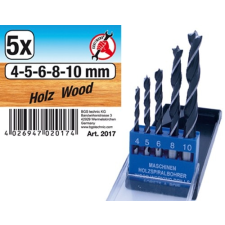 Kraftmann 5-részes fafúró készlet fúrószár