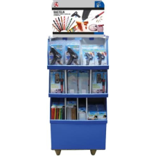 Kraftmann Bemutató állvány | 1/4 raklapon | barkács cikkekel | 233 darabos (BGS 89961) ajándéktárgy