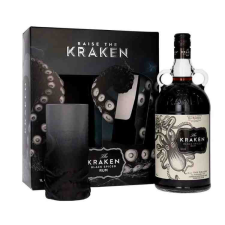 Kraken Black Spiced 1L 40% +pohár DD DRS whisky