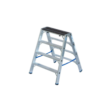 KRAUSE 123862 Stabilo 2X4 lépcsőfokos két oldalon járható létra fafelülettel /9kg;1,05m/ létra és állvány