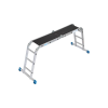 KRAUSE 123909 Stabilo 4X3 fokos univerzális csuklós létra dobogóval  /17kg;0,98m/
