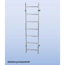 KRAUSE 815989 aknalétra tüzihorganyzott acél 11 fokos belső sz 400 mm létra és állvány