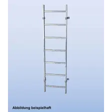 KRAUSE 816016 aknalétra tüzihorganyzott acél 14 fokos belső sz 400 mm létra és állvány