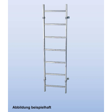 KRAUSE 816054 aknalétra nemesacél 6 fokos belső sz 300 mm, v4a létra és állvány