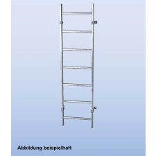 KRAUSE 816177 aknalétra nemesacél 6 fokos belső sz 400 mm, v4a létra és állvány