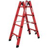 KRAUSE 819703 teljesen műanyag létrafokos két old. járh. állólétra 2x4 fokos