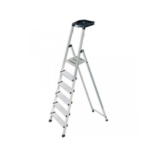 KRAUSE állólétra, 6 lépcsőfokos, alumínium, multigrip-system, krause "secury" 126542 létra és állvány