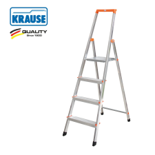 KRAUSE Létra ALU lépcsőfokos álló 1x 4 fokos - Krause Monto SOLIDY létra és állvány