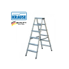 KRAUSE Létra ALU lépcsőfokos két oldalon járható álló 2x6 fokos - Krause DOPPLO