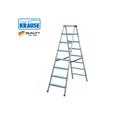 KRAUSE Létra ALU lépcsőfokos két oldalon járható álló 2x8 fokos - Krause DOPPLO létra és állvány