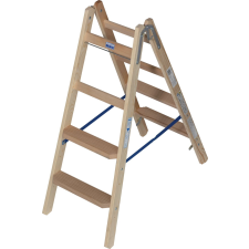 KRAUSE Létra FA lépcső és létrafokos álló 2x 4 fokos - Krause STABILO létra és állvány