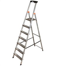 KRAUSE Safety 126351 7 lépcsőfokos alumínium állólétra (126351) létra és állvány